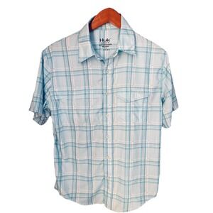 Huk Shirt Mens Small‎ Tide Point Fishing Woven Sport Vented Performance Guide